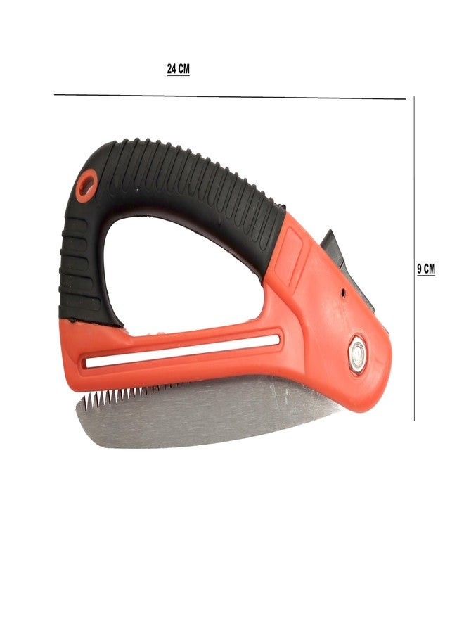 SNE Soft Grip Folding Saw Powerful Handle with Hardened Steel blades use for Professionals & Craftsmen - Image 4